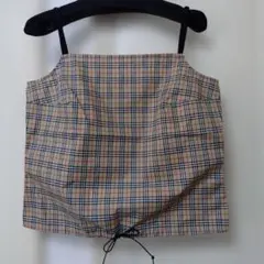 バーバリーブルーレーベル キャミソール チェック柄 未着用 タグ付き