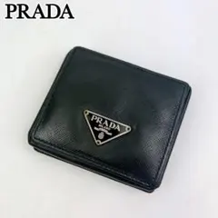 PRADA プラダ コインケース 小銭入れ ブラック 三角ロゴ トライアングルのサムネイル
