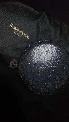 イヴ・サンローラン 新品未使用品 レインボーラメ コスメポーチ