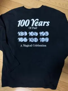 値下‼️Disney 100 anniversaryブラック長袖カットソーのサムネイル