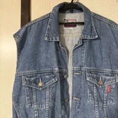 古着　Wrangler デニムベスト ノースリーブ Gジャンのサムネイル
