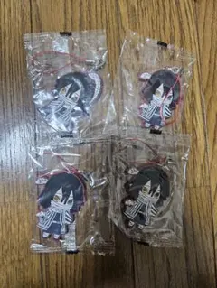 鬼滅の刃 伊黒小芭内 ラバーストラップ　４点セット