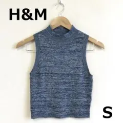最終　C0903A12【H&M】ハイネックノースリーブニット