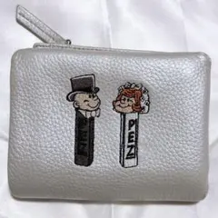 ear PAPILLONNER PEZ コラボ 刺しゅう折り財布 本革のサムネイル
