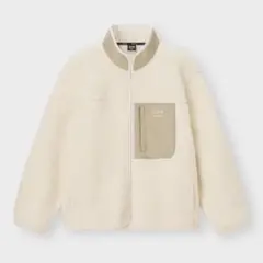 GU × SOPH 1MW ボアフリース ジップジャケット M ホワイト