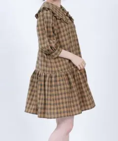MARY QUANT フリルBIGカラーワンピースのサムネイル