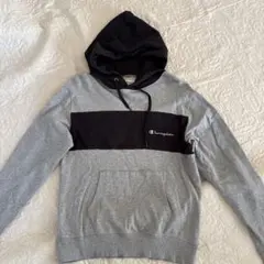 champion チャンピオン ツートン 切り替え パーカー ブラックグレー