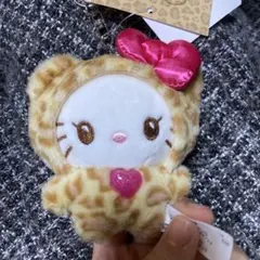 ハローキティ ヒョウ柄　レオパード　キティ　キーホルダー　ストラップ　ギャルクマ