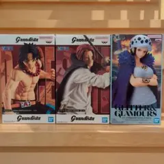 ワンピース フィギュア3体セット ・エース ・シャンクス ・トラファルガー・ロー