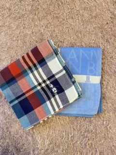 ハンカチ2枚セット(CHUMS、LANVIN)
