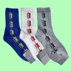 DHL Express ロゴ ソックス 3色セット