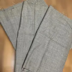 訳あり!! ウール生地 グレー 60cm×160cm