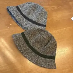 バケットハット ニット