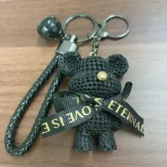 クマ キーチャーム 推しカラー ブラック×ブラック 色ち買い