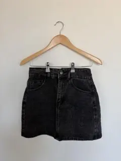 SHEIN ミニスカート デニム ハイウエスト