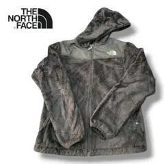 極暖 ノースフェイス デナリフーディ ボアフリース レディースM 黒 ロゴ刺繍