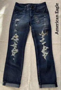american eagle ダメージジーンズ