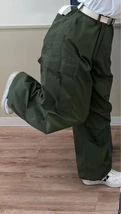 ワイドパンツ ワークパンツ