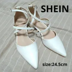 SHEIN クロス ストラップ パンプス