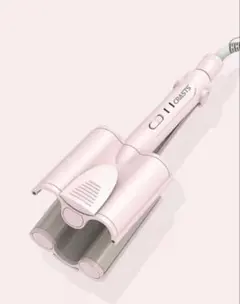 カール ウェーブ ヘアアイロン ピンク セラミック crasts