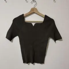 【新品未使用タグ付き】MOUSSY 半袖ニット