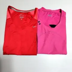 Nike DRI-FIT & Under Armour トップスT セット