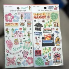 GAIA デザインシール　瞑想のハワイ　思い出のハワイ　２枚セット　新品未開封