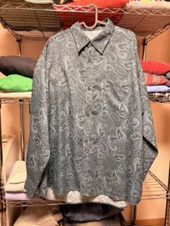 ペイズリー柄 長袖