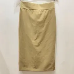 sh3791 MaxMara タイトスカート ベージュ サイドロゴラインのサムネイル