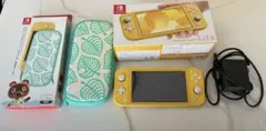 Nintendo Switch Lite イエロー どうぶつの森 ケース セット