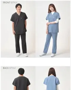 MIZUNO 医療用スクラブ Vネック 介護シャツ　美品のサムネイル