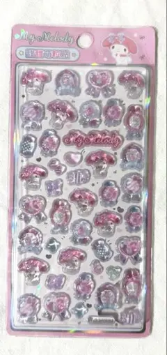 海外限定 マイメロディ ボンボンドロップシール ドロップシール かわいい