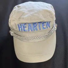 HEARTEN ロープ付きベージュキャップ