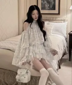 Darich トワルドジュイシフォンフリルミニワンピース 新品未使用 おまけ付き