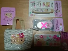 【3点セット】セリア ダイソー 日焼けキティ サンリオ ハローキティ ケース
