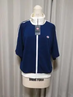 Dickies 半袖トラックジャケット 紺