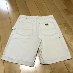 90s アメリカ製BEN DAVIS ペインターショーツ　白