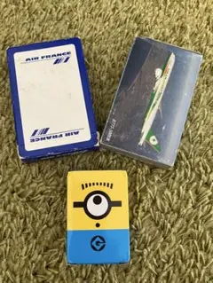 ★エアフランス・エバエアー・ミニオントランプ　3点セット❣️♠️♣️