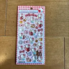 ハローキティ　ボンボンドロップシール　赤　正規品