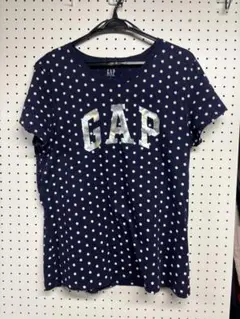 GAP ネイビー ドット柄 半袖Tシャツ