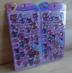 日焼けキティ　サンリオキャラクターズ　うるちゅるポップシール【正規品】　合計２個