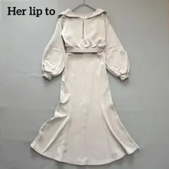 2026年最新】PUFF sleeve jersey dress herliptoの人気アイテム - メルカリ