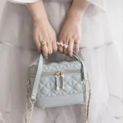 『RANDA』キルティング2WAYバニティバッグ