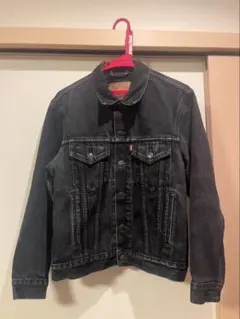 90sLevi's70503 デニムジャケット ブラック先染め Gジャン