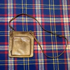 FOSSIL レザー ショルダーバッグ ブラウンのサムネイル