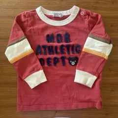 DOUBLE.B 赤 長袖Tシャツ