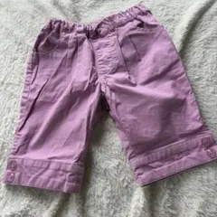 パープル ハーフパンツ 90サイズ　BEBEのサムネイル