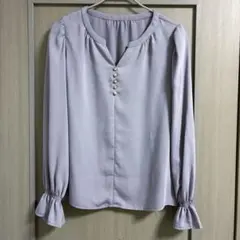 PROPORTION BODY DRESSING キラ釦キーネックブラウス