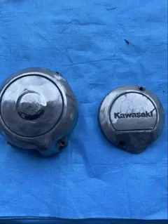 ゼファー400純正 ジェネレータカバー＋ポイントカバー - メルカリ