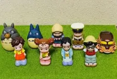 スタジオジブリ　トトロ指人形　9個セット